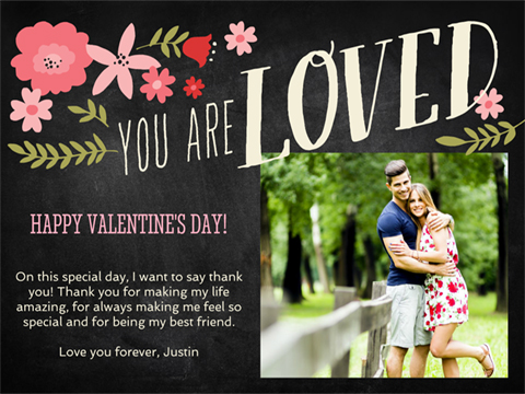 Valentine's Day greeting - You Are Loved 