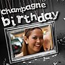Champagne Birthday - Greeting