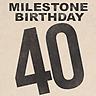 Milestone Birthday - Invite