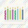 Bright Birthday Candles - Invite