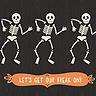 Dancing Skeletons - Invite