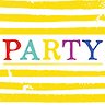 Party Stripes - Invite
