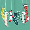 Christmas Stockings - Greeting