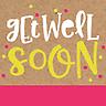 Get Well Confetti - Greeting