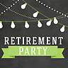 Retirement Lights - Invite